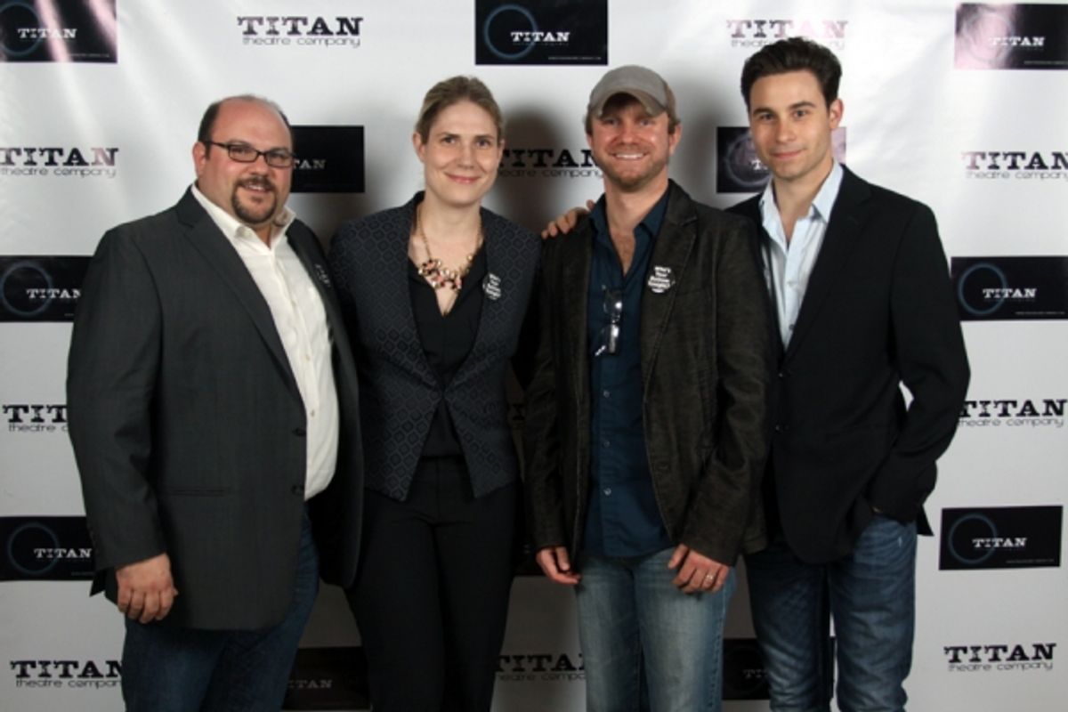 Kevin Beebee - Producer/TITAN Managing Director, Taryn Sacramone - Managing Director Queens Theatre, Lenny Banovez - Director/TITAN Artistic Director & Sean Hudock* - Resident Actor/TITAN Director of Marketing at 