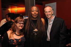 CTG Literary Manager Joy Meads, writer/performer Dael Orlandersmith and CTG Associate Artistic Director Neel Keller @ BroadwayWorld CTG Literary Manager Joy Meads, writer/performer Dael Orlandersmith and CTG Associate Photo