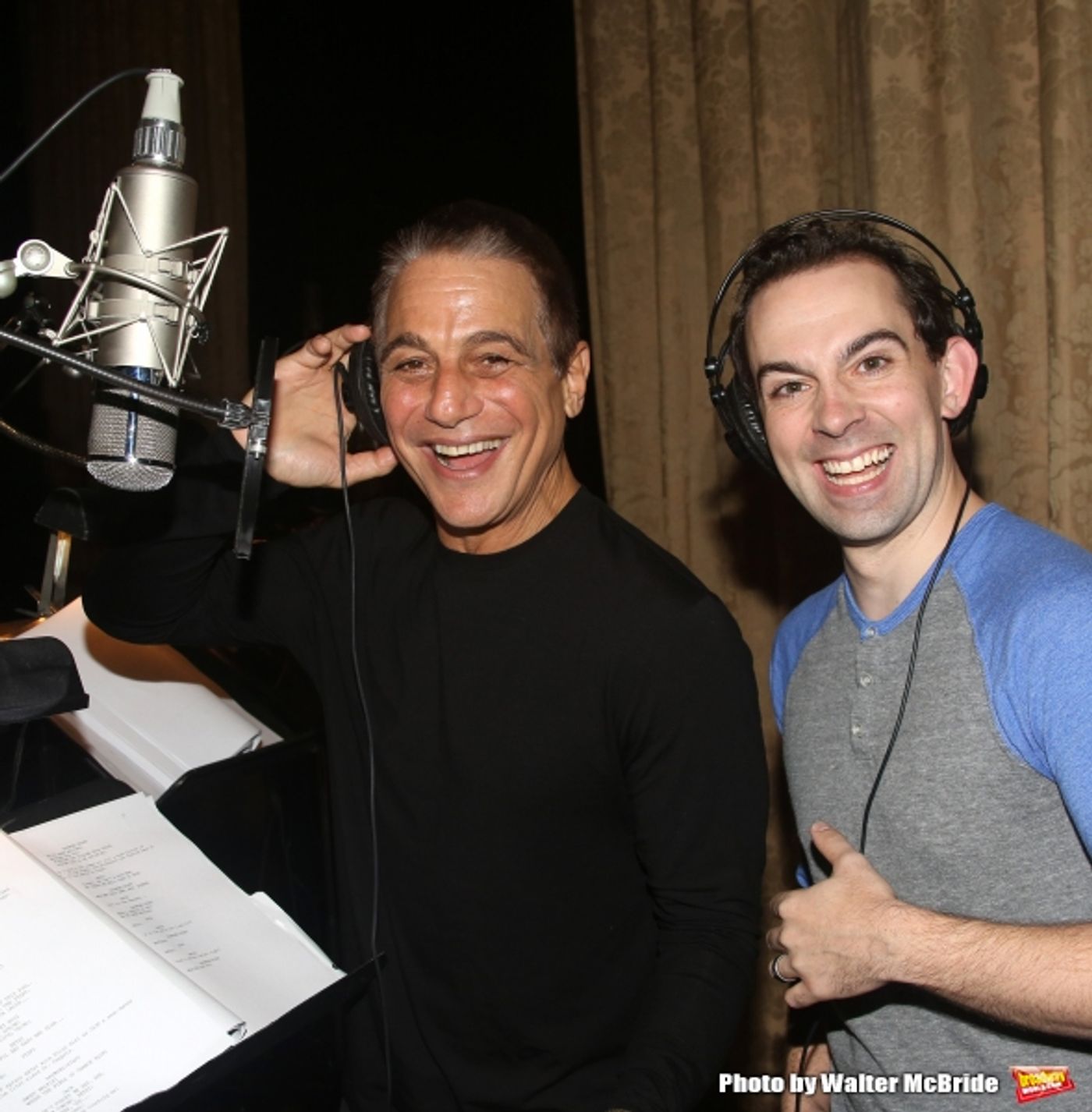 Photo Coverage: Inside the HONEYMOON IN VEGAS Original Cast Recording Sessions! Image