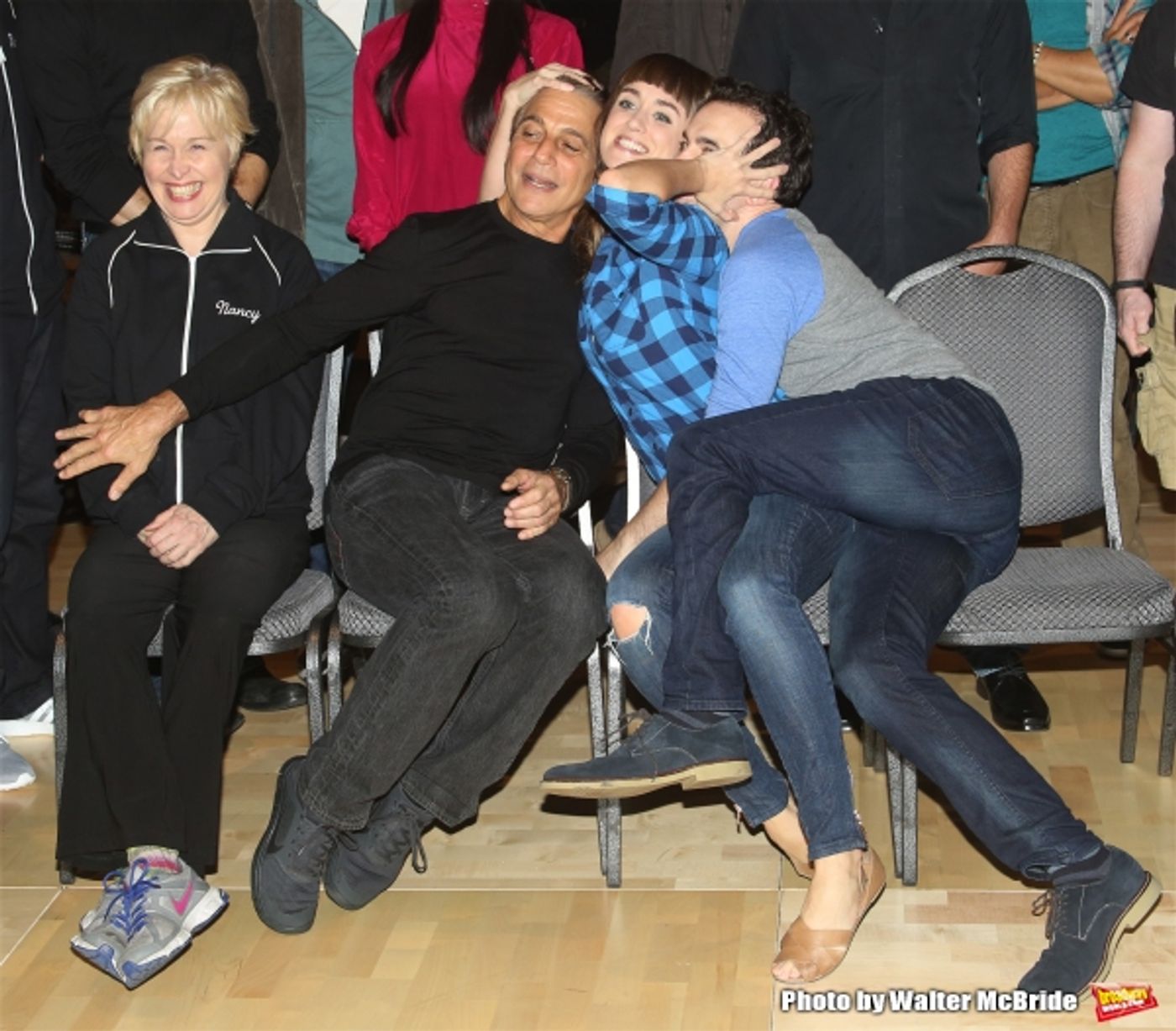 Photo Coverage: Inside the HONEYMOON IN VEGAS Original Cast Recording Sessions! Image