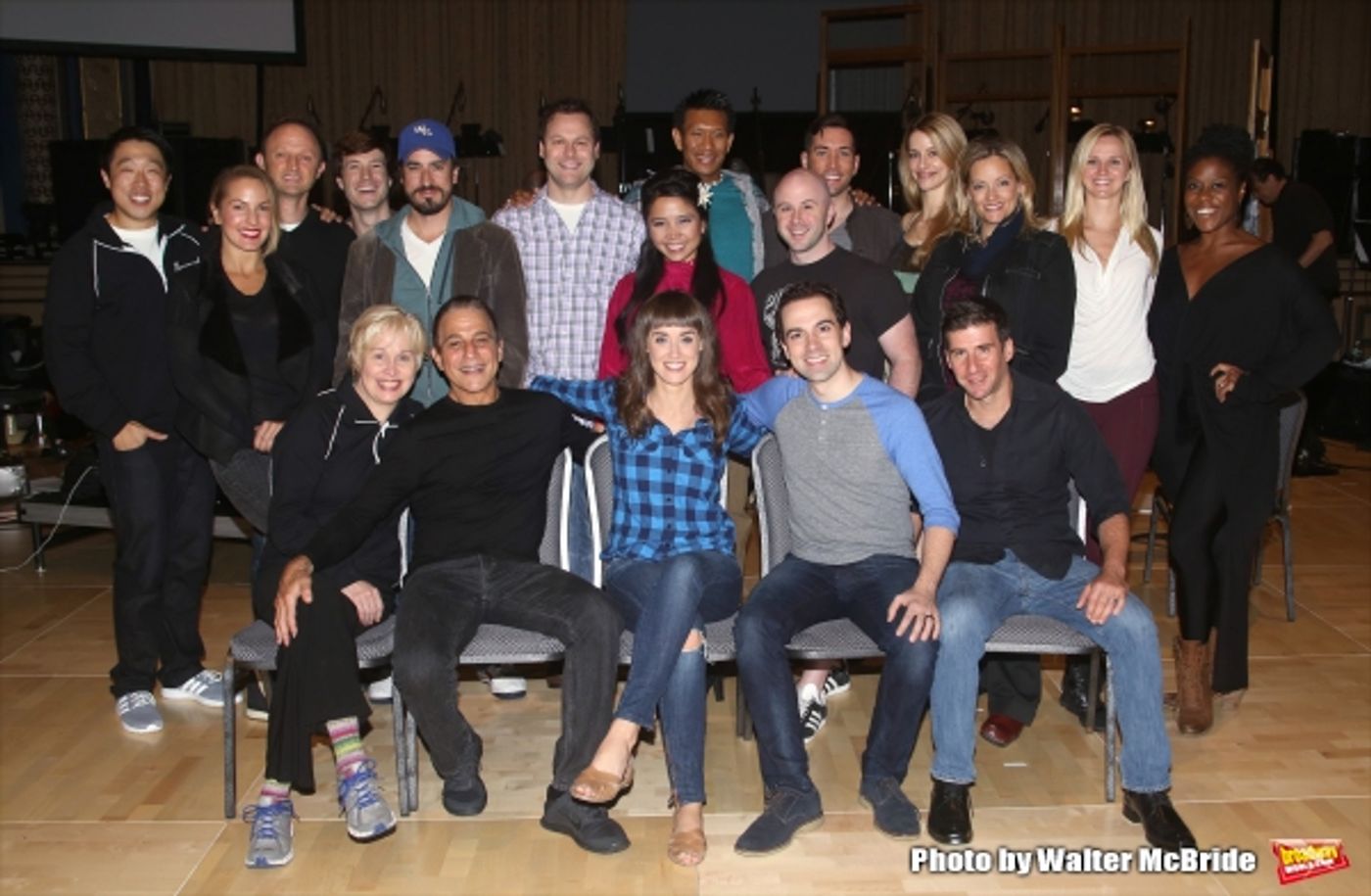 Photo Coverage: Inside the HONEYMOON IN VEGAS Original Cast Recording Sessions! Image