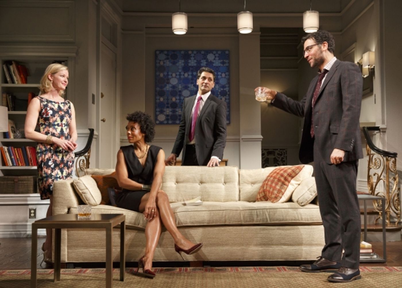 Photo Flash: First Look at Hari Dhillon, Gretchen Mol, Karen Pittman and Josh Radnor in Broadway's DISGRACED Photo Flash: First Look at Hari Dhillon, Gretchen Mol, Karen Pittman and Josh Radnor in Broadway's DISGRACED Image