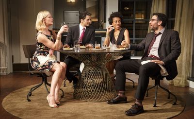 Gretchen Mol, Hari Dhillon, Karen Pittman and Josh Radnor Photo