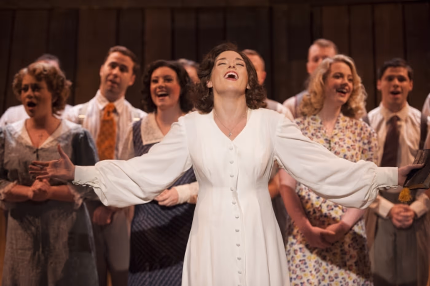 Photo Flash: First Look at Mary Kate Morrissey, Charlie Pollock and More in Signature Theatre's ELMER GANTRY  Image