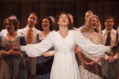 Mary Kate Morrissey (Sharon Falconer) and company  Photo