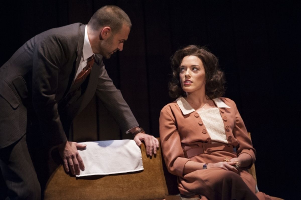 Charlie Pollock (Elmer Gantry) and Mary Kate Morrissey (Sharon Falconer)  at 