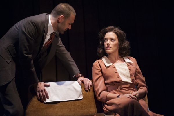 Charlie Pollock (Elmer Gantry) and Mary Kate Morrissey (Sharon Falconer)  Photo