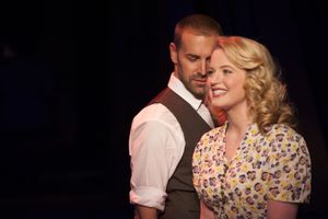 Charlie Pollock (Elmer Gantry) and Jessica Lauren Ball (Paula)  Photo