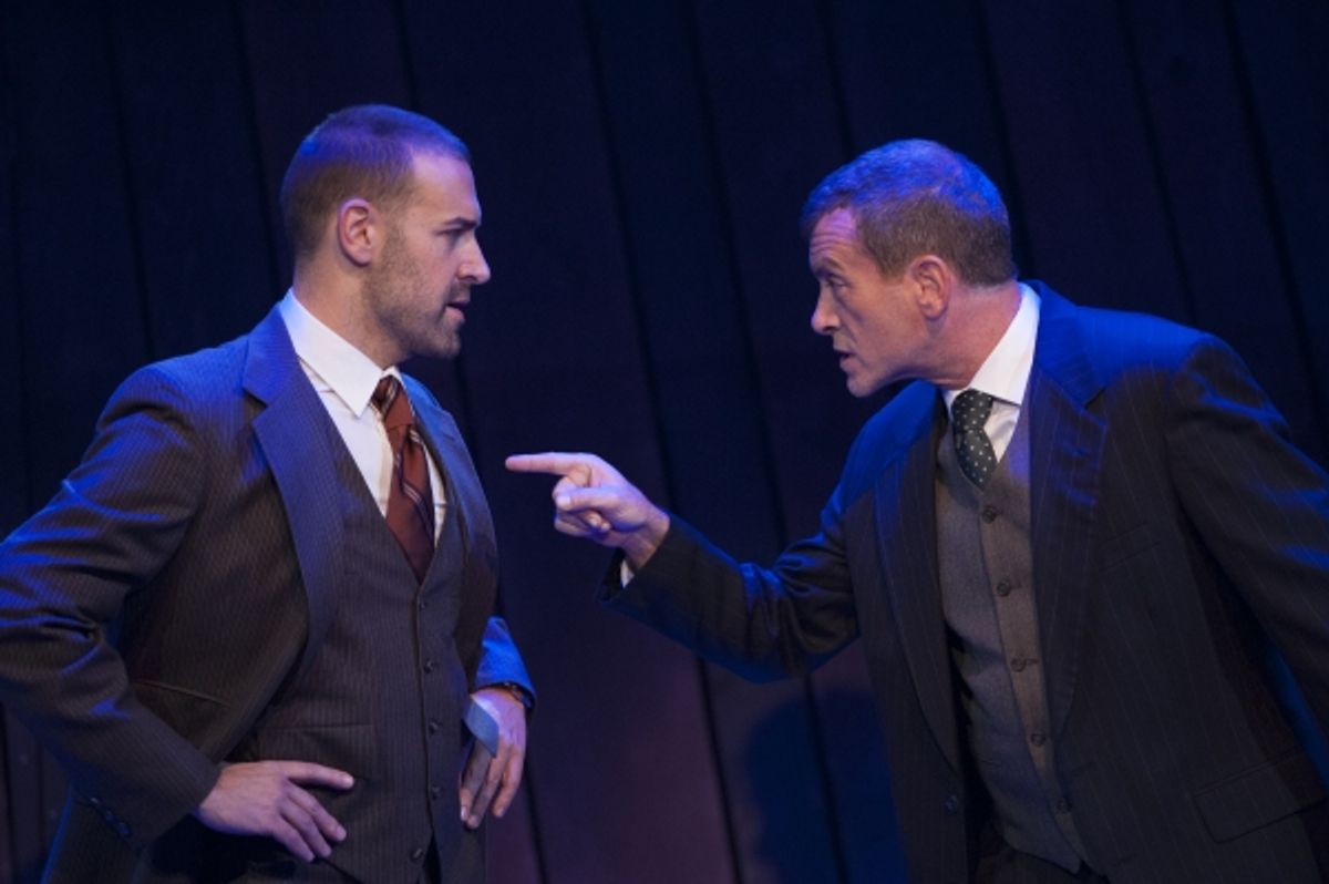 Charlie Pollock (Elmer Gantry) and Bobby Smith (Frank Shallard)  at 