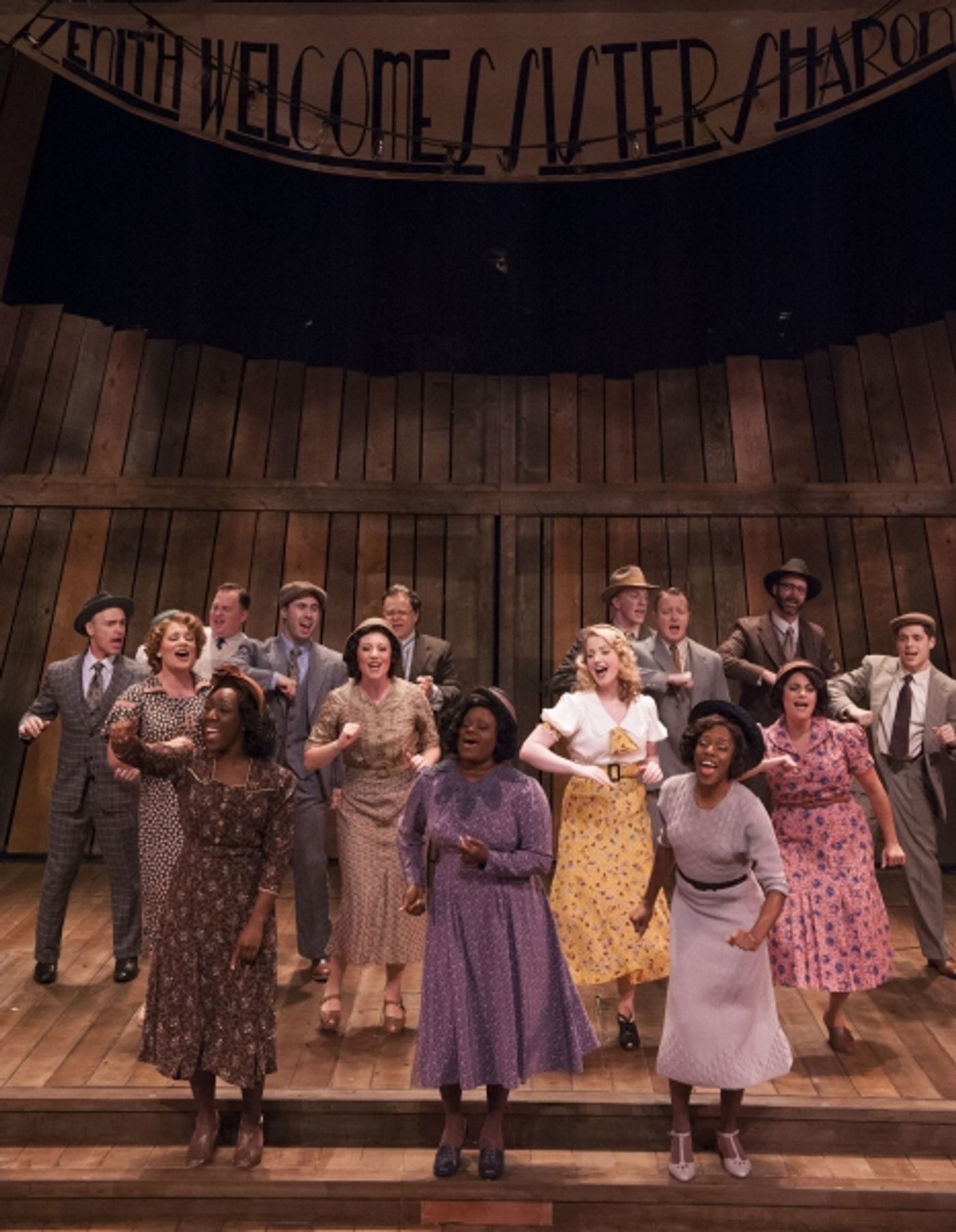 Photo Flash: First Look at Mary Kate Morrissey, Charlie Pollock and More in Signature Theatre's ELMER GANTRY  Image