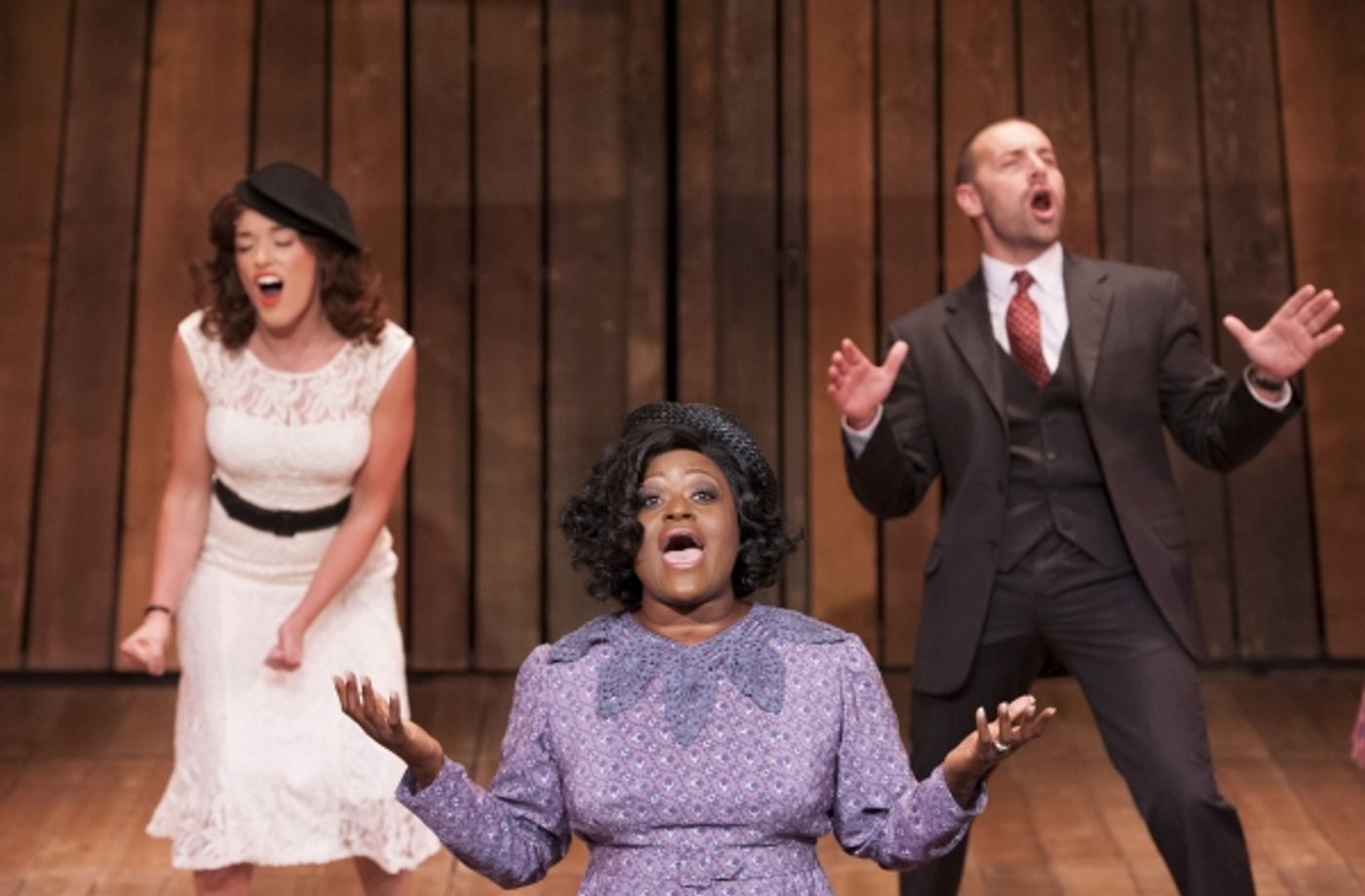 Photo Flash: First Look at Mary Kate Morrissey, Charlie Pollock and More in Signature Theatre's ELMER GANTRY  Image