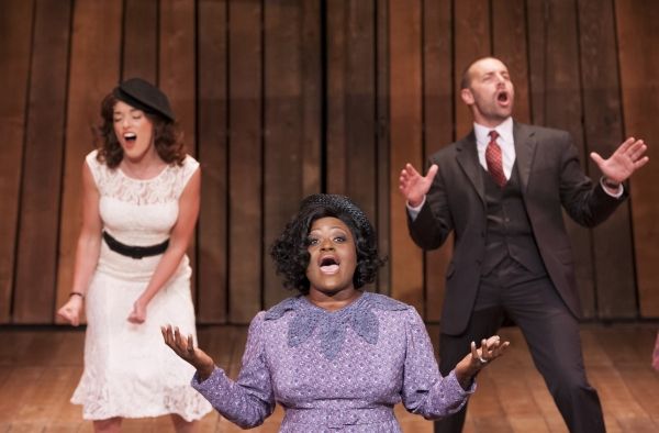 Mary Kate Morrissey (Sharon Falconer), Nova Y. Payton (Mary Washington) and Charlie P Photo