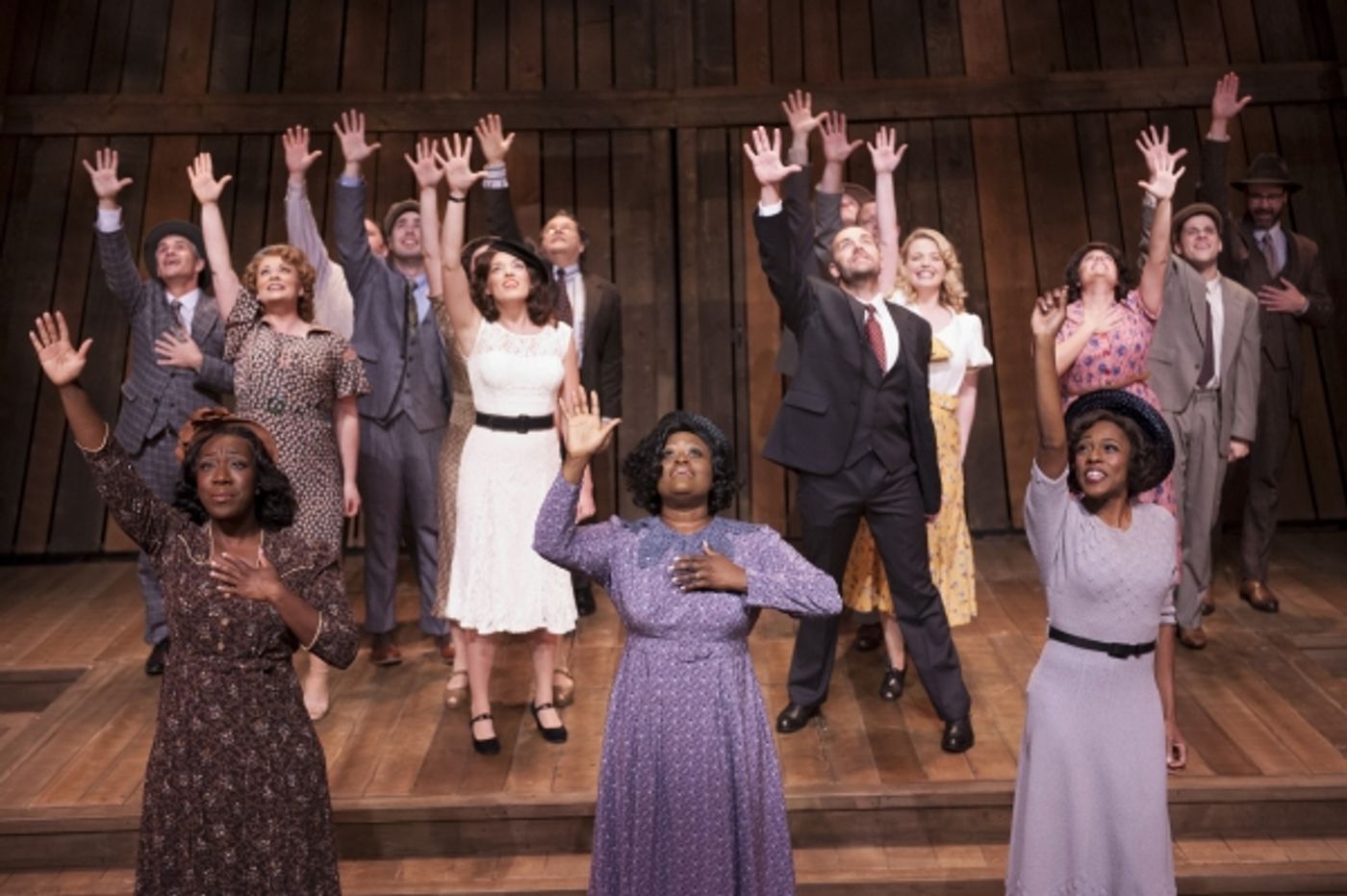 Photo Flash: First Look at Mary Kate Morrissey, Charlie Pollock and More in Signature Theatre's ELMER GANTRY  Image