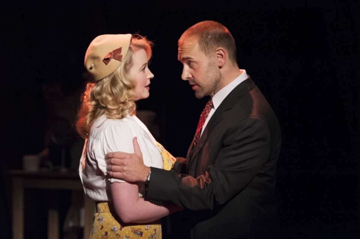 Jessica Lauren Ball (Paula) and Charlie Pollock (Elmer Gantry) at 