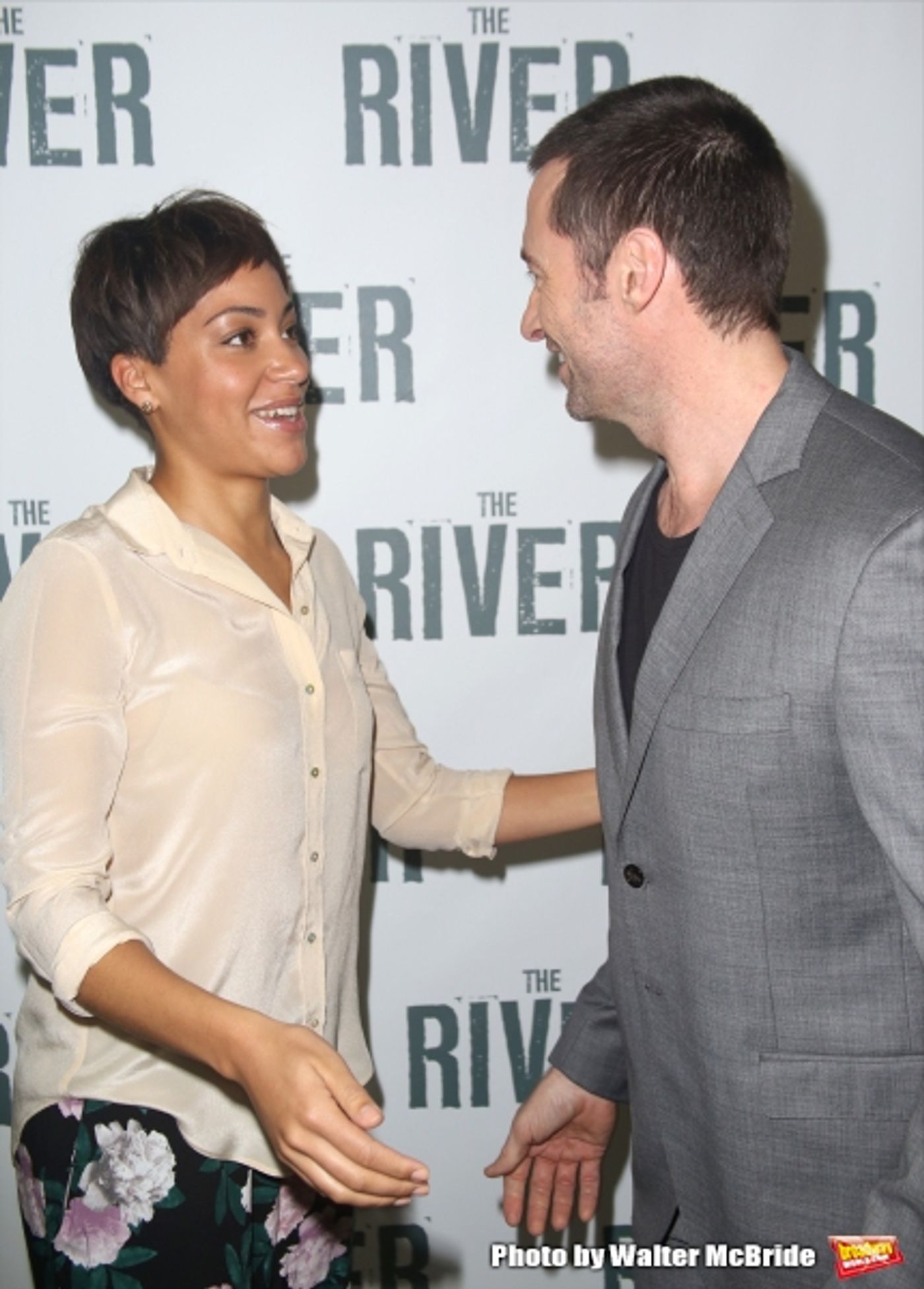 Photo Coverage: In the Rehearsal Room with Hugh Jackman and the Company of THE RIVER on Broadway! Image