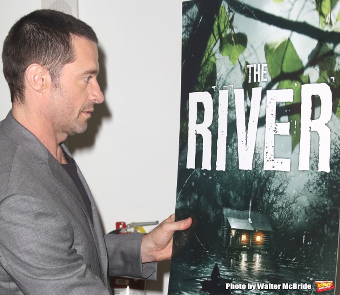 Photo Coverage: In the Rehearsal Room with Hugh Jackman and the Company of THE RIVER on Broadway! Image