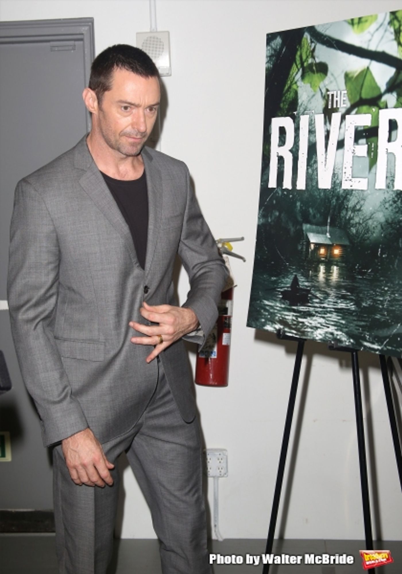 Photo Coverage: In the Rehearsal Room with Hugh Jackman and the Company of THE RIVER on Broadway! Image