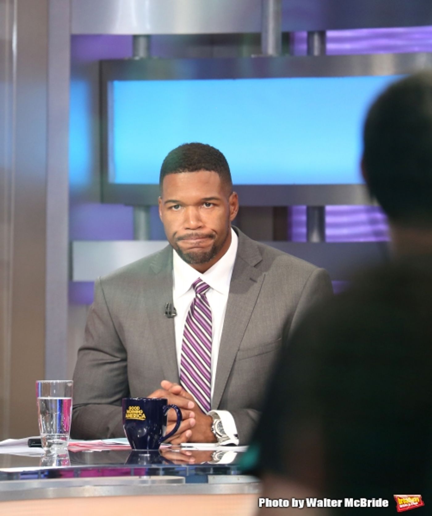 Photo Coverage: On the Set of GOOD MORNING AMERICA with Michael Strahan  Image