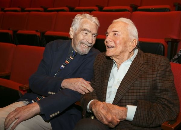 CTG Founding Artistic Director Gordon Davidson and Kirk Douglas Photo