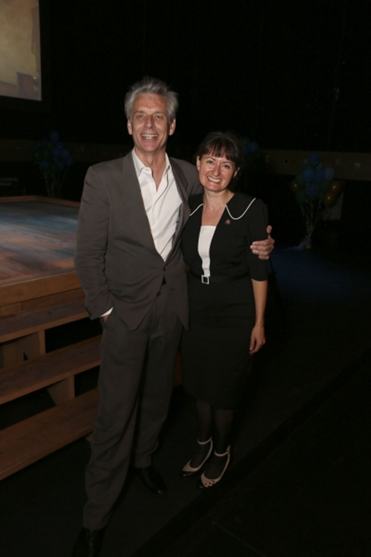 CTG Artistic Director Michael Ritchie and Culver City Mayor Meghan Sahli-Wells at 