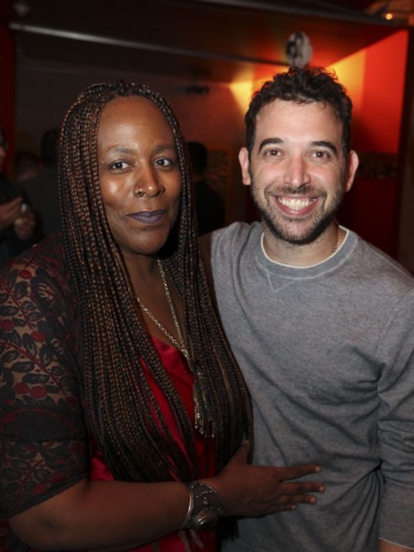 Playwright/performers Dael Orlandersmith and Matt Sax Photo