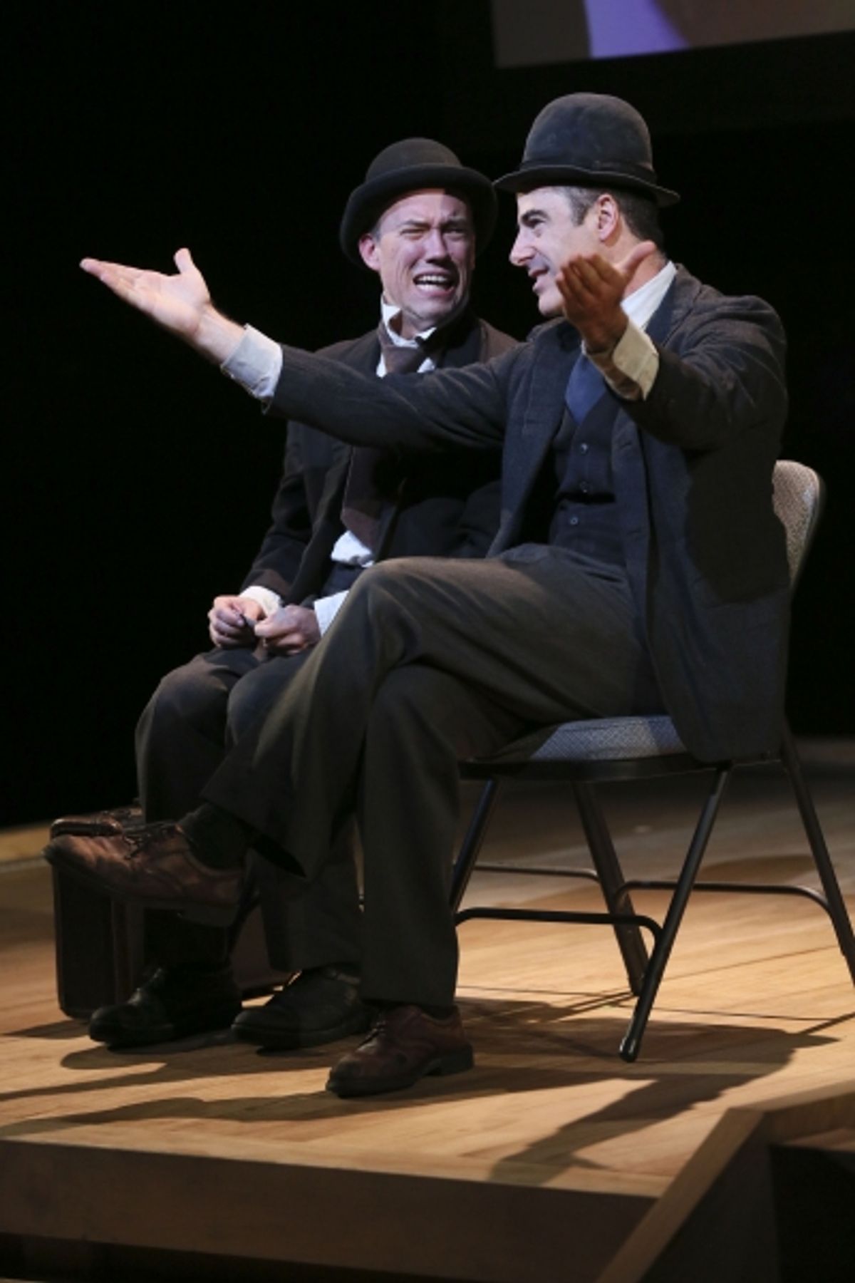 Actors Trey Lyford and Geoff Sobelle  at 