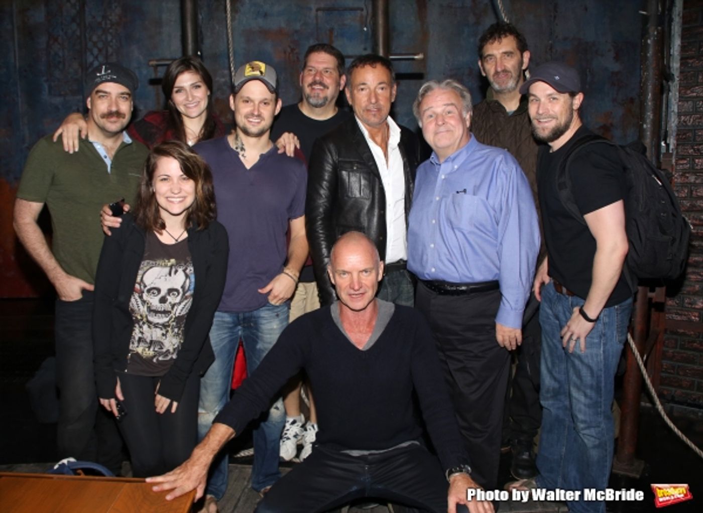 Photo Coverage: Bruce Springsteen Visits Sting at THE LAST SHIP Photo Coverage: Bruce Springsteen Visits Sting at THE LAST SHIP Image