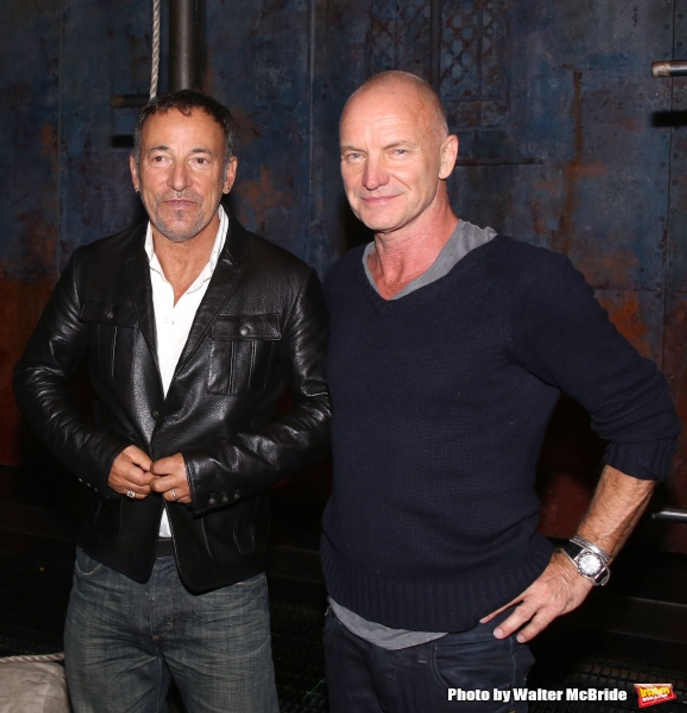 Photo Coverage: Bruce Springsteen Visits Sting at THE LAST SHIP Photo Coverage: Bruce Springsteen Visits Sting at THE LAST SHIP Image