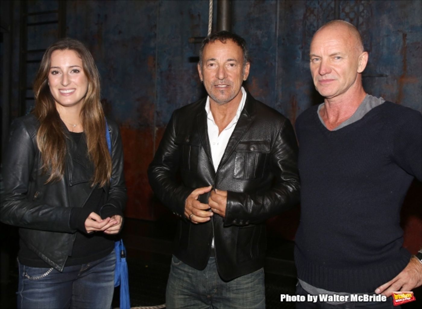 Photo Coverage: Bruce Springsteen Visits Sting at THE LAST SHIP Photo Coverage: Bruce Springsteen Visits Sting at THE LAST SHIP Image