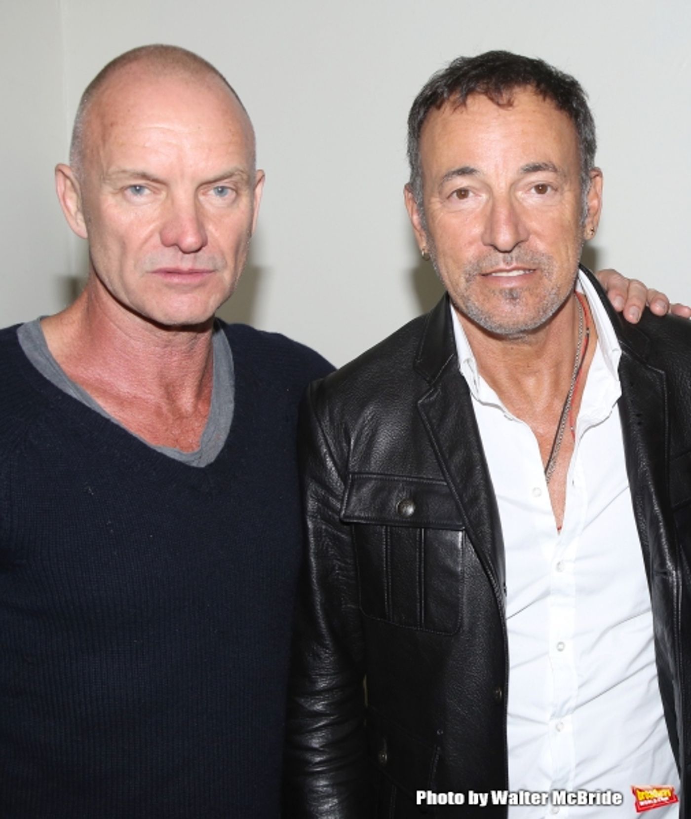 Photo Coverage: Bruce Springsteen Visits Sting at THE LAST SHIP Photo Coverage: Bruce Springsteen Visits Sting at THE LAST SHIP Image