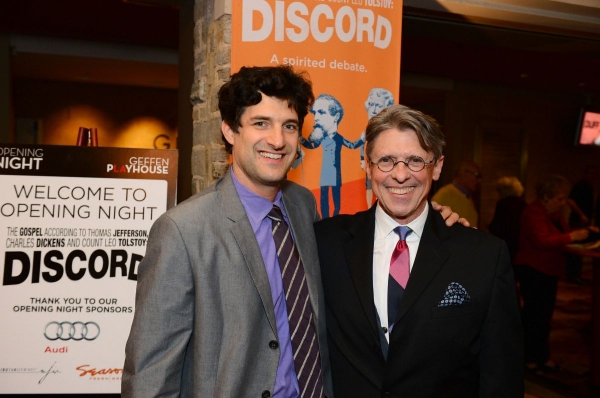 Matt August (Director) and Scott Carter (Playwright) at 