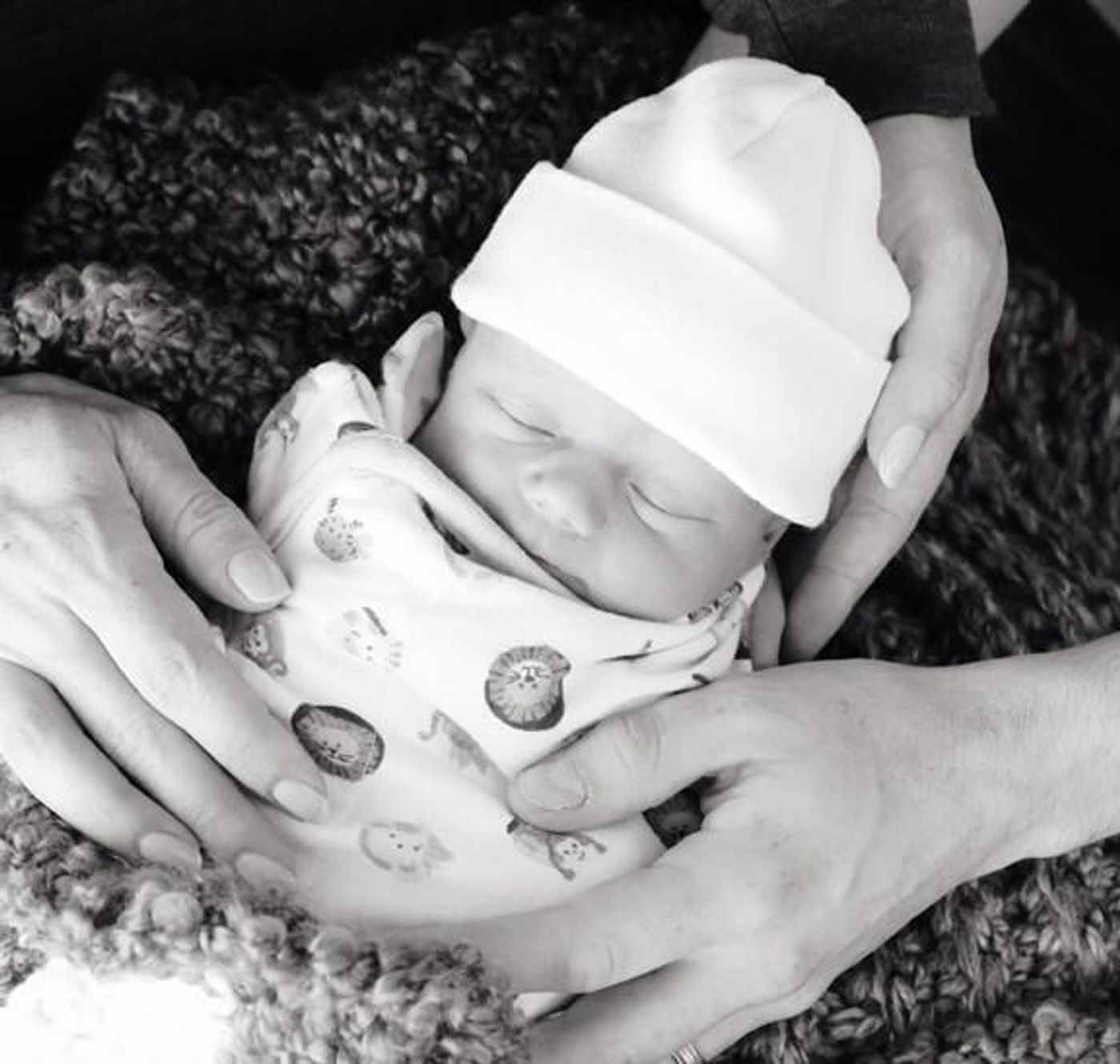 Photo Flash: Bundle of Joy - First Glance at Megan Hilty's Daughter Viola!  Image