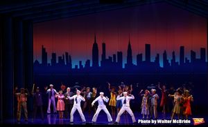 Brandon Leffler, Michael Rosen and Cody Williams with the cast  Photo