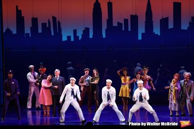 Brandon Leffler, Michael Rosen and Cody Williams with the cast  Photo