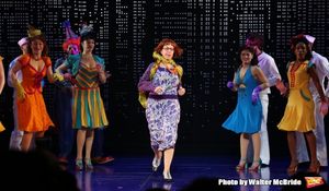 Jackie Hoffman with the cast  Photo