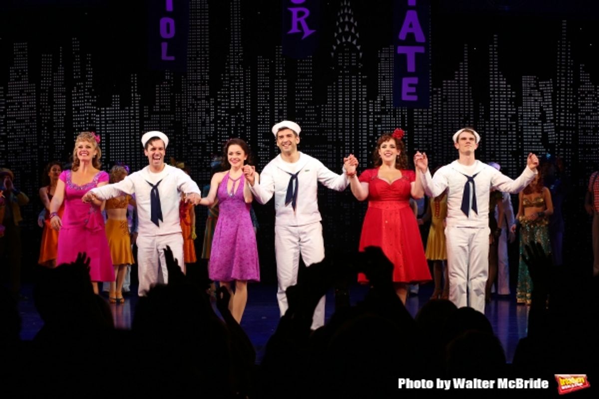 Elizabeth Stanley, Clyde Alves, Megan Fairchild, Tony Yazbeck, Alysha Umphress and Jay Armstrong Johnson  at 