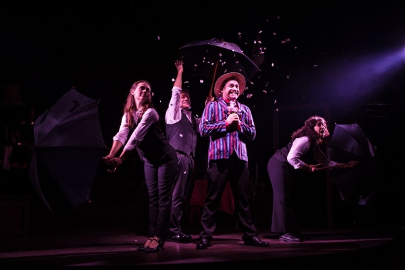 Photo Flash: First Look at JACQUES BREL IS ALIVE AND WELL AND LIVING IN PARIS at Charing Cross Theatre  Image