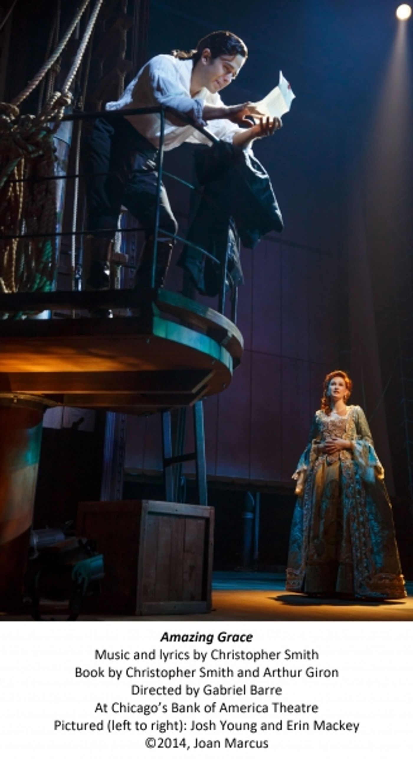 Photo Flash: First Look at Josh Young, Erin Mackey and More in World Premiere of AMAZING GRACE in Chicago  Image
