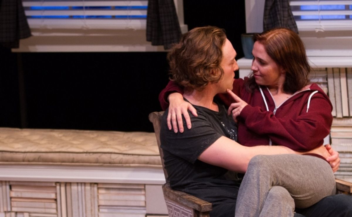 Luigi Sotille (Ethan) and Holly Twyford (Olivia)  at 