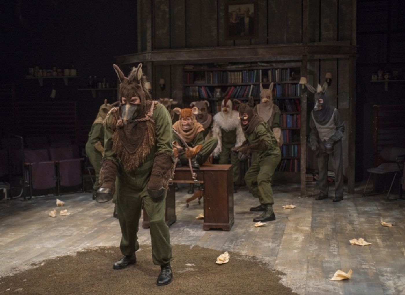 Photo Flash: First Look at Steppenwolf for Young Adults' ANIMAL FARM Photo Flash: First Look at Steppenwolf for Young Adults' ANIMAL FARM Image