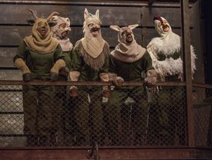 Muriel (Mildred Marie Langford), Pinkeye (Lance Newton), Mollie (Dana Murphy), Snowba Photo