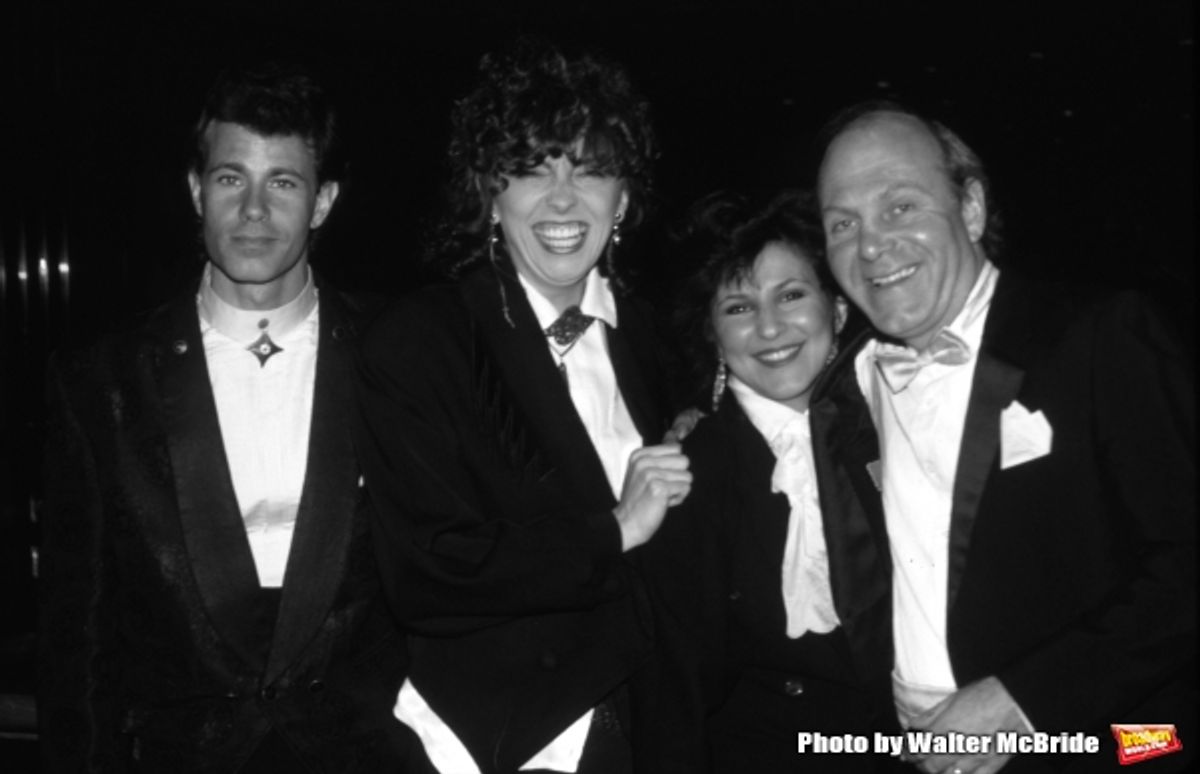 The Manhattan Transfer: Alan Paul, Cheryl Bentyne, Janis Siegel & Tim Hauser in New York City in 1988 at 