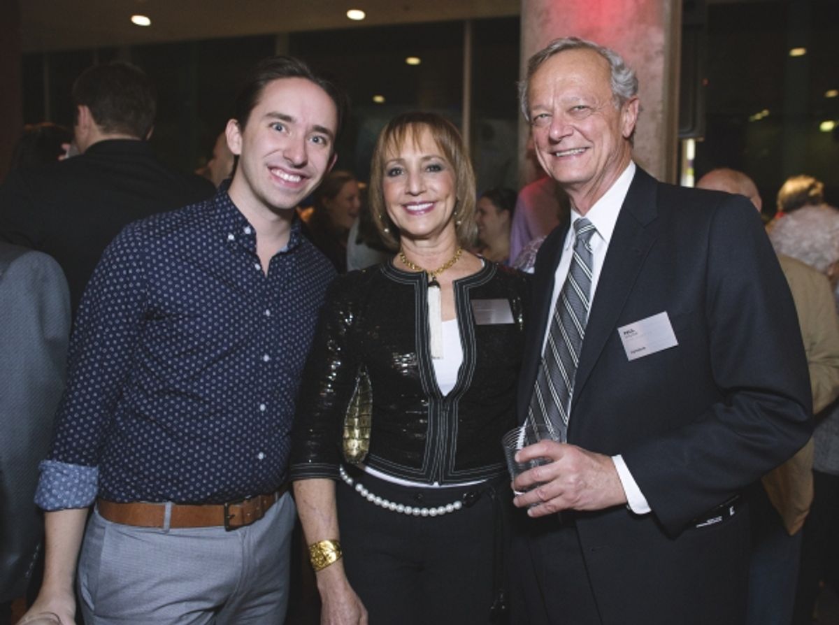  Associate Director Matthew Gardiner, Board Chair Bonnie Feld, and Board Member Paul Wojcik at 