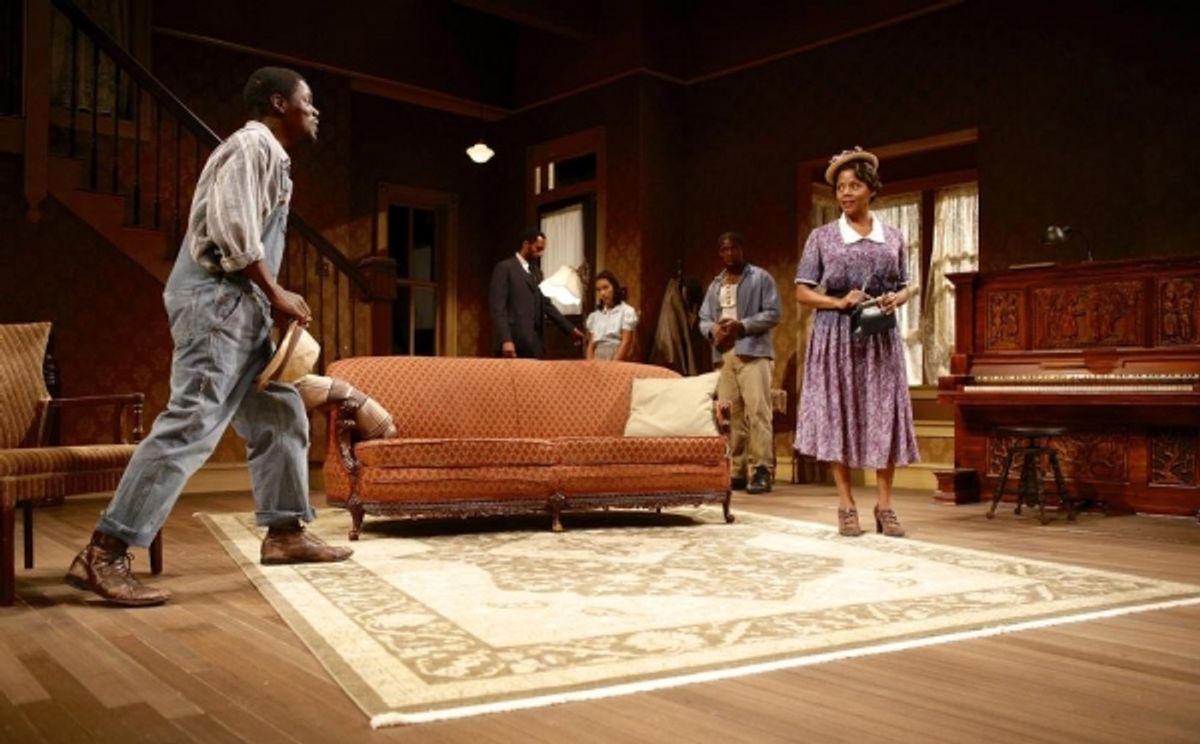 Stephen Tyrone Williams (Boy Willie), Ken Robinson (Avery), Marcea Bond (Maretha), Yaegel T. Welch (Lymon), and Erika LaVonn (Bernice) at 