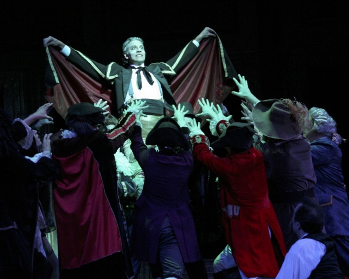 David Wannen center portrays the ghost of Sir Roderic Murgatroyd at 