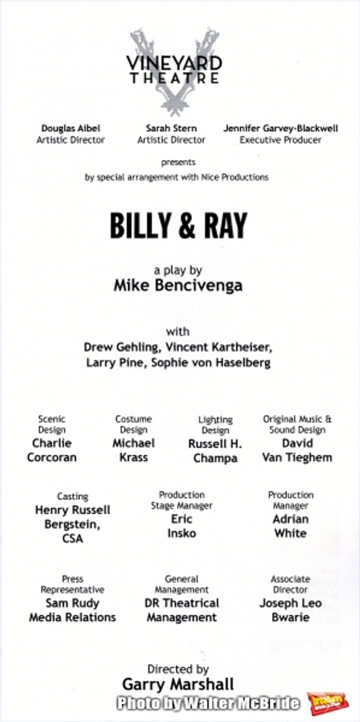 Billy & Ray Production Photo