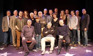 (Front Row) Dale Rieling (music director),Dylan Boyd, Brian Murray, Michael Montel (director); (Second Row) Justin Fischer(associate music director), Barbara Marineau, Gordon Stanley, Ben Gunderson, Madeleine Doherty, Analisa Leming, Wilson Bridges @ BroadwayWorld (Front Row) Dale Rieling (music director),Dylan Boyd, Brian Murray, Michael Montel (d Photo