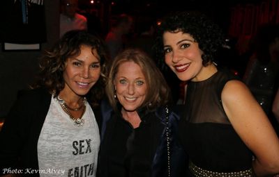 Daphne Rubin Vega, Lesley Gore and Julie Garnye Photo