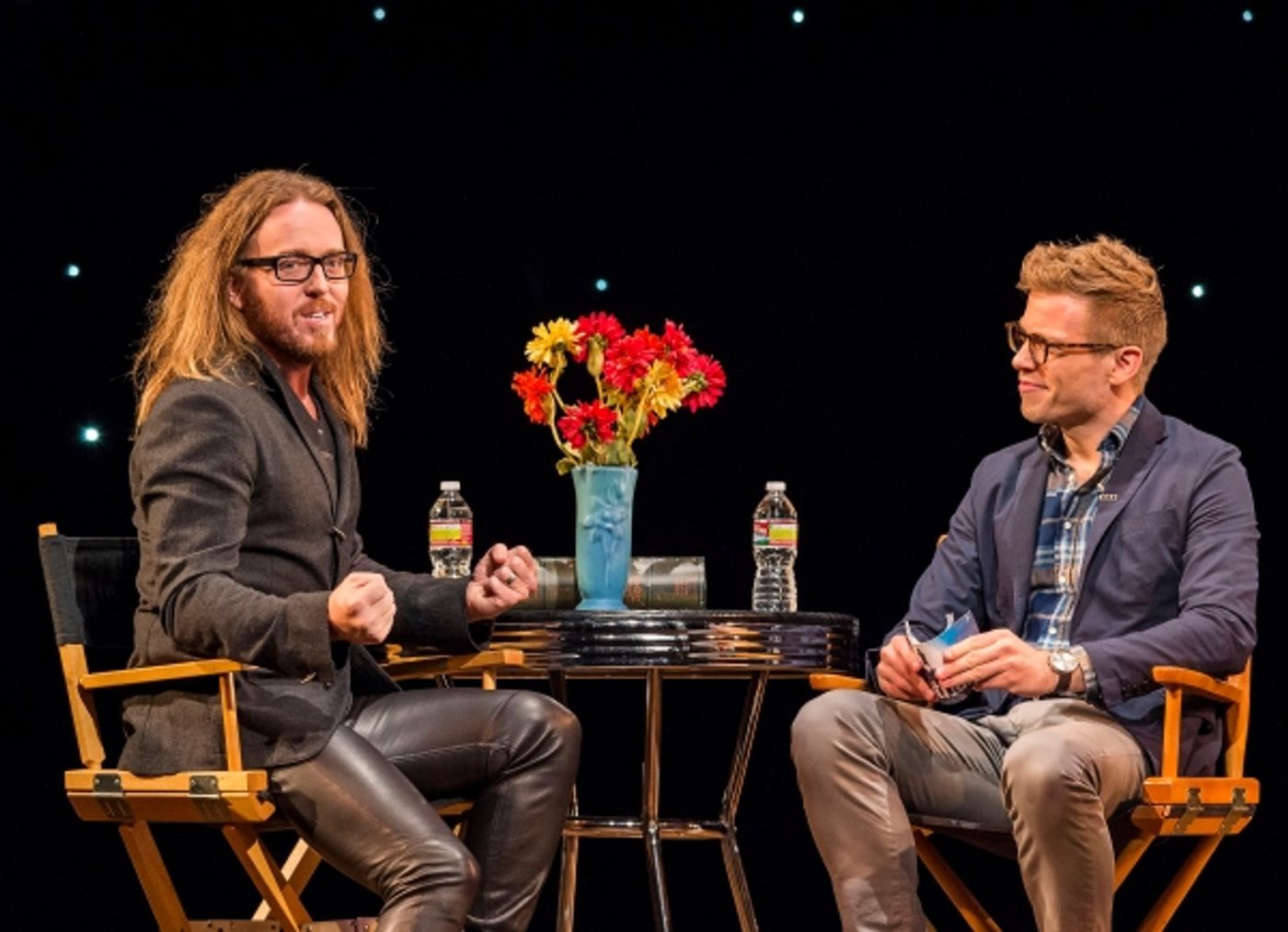 Photo Flash: Tim Minchin and Barrett Foa Talk MATILDA, Coming to CTG in 2015  Image
