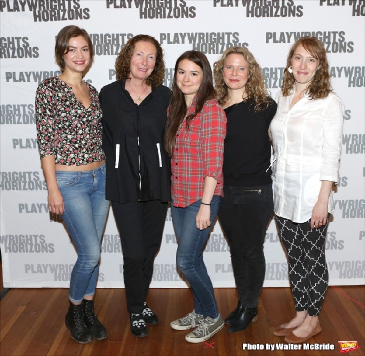 Elvy Yost, Brenda Wehle, Leah Karpel, Jessica Dickey, and Crystal Finn at 